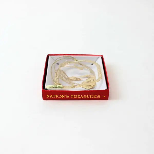 Nation's Treasures McMinnville Spruce Goose 10th Gold Finish Xmas Ornament 2009