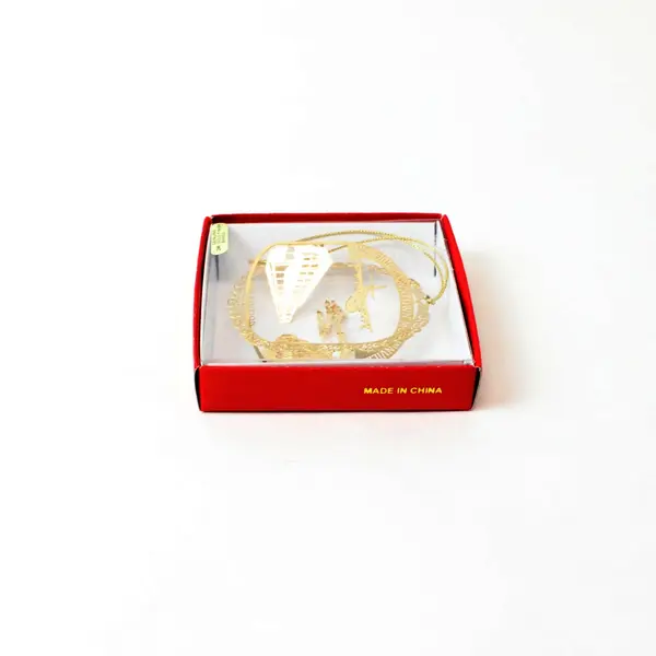 Nation's Treasures McMinnville Spruce Goose 10th Gold Finish Xmas Ornament 2009