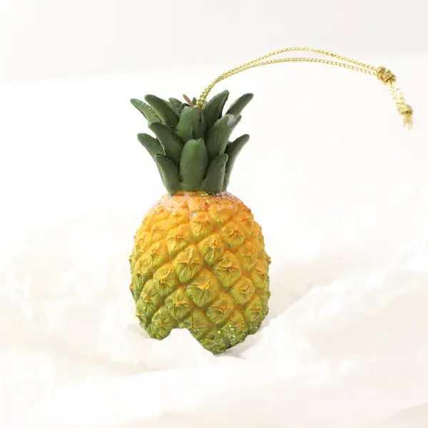 Mele Kalikimaka Hawaiian Pineapple Christmas Tree Ornament