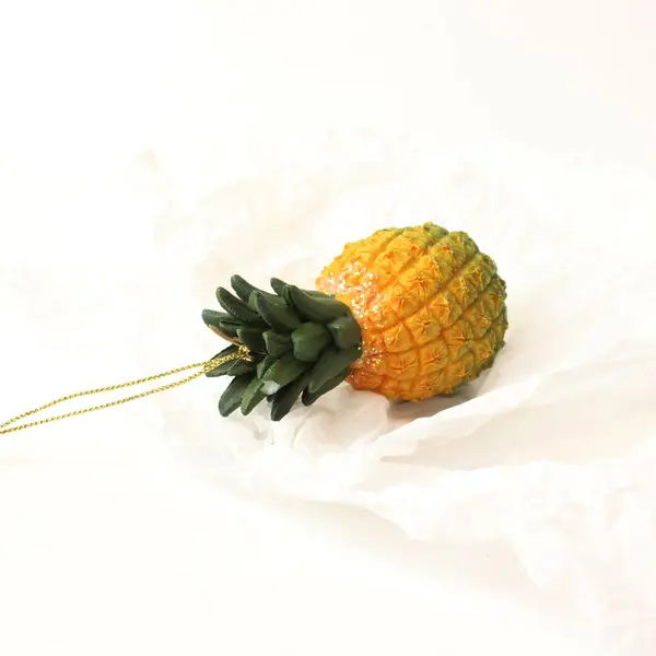 Mele Kalikimaka Hawaiian Pineapple Christmas Tree Ornament
