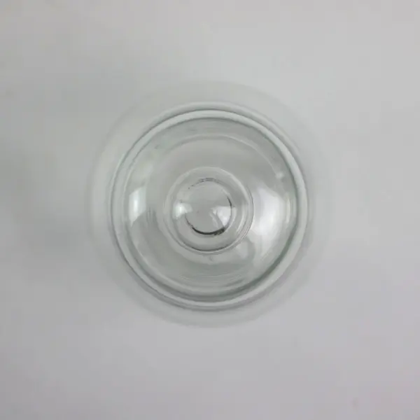Clear Glass Apothecary Candy Jar Removable Lid Ginger Jar 7.25in