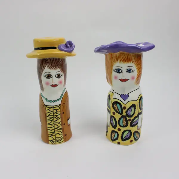 Bella Casa Ganz Susan Paley Salt & Pepper Shakers Set of 2