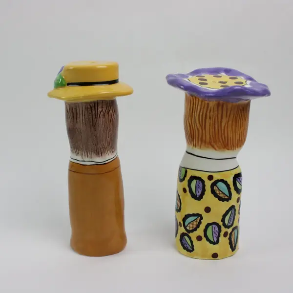 Bella Casa Ganz Susan Paley Salt & Pepper Shakers Set of 2