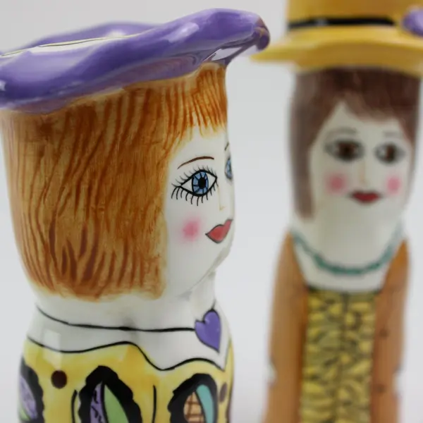 Bella Casa Ganz Susan Paley Salt & Pepper Shakers Set of 2