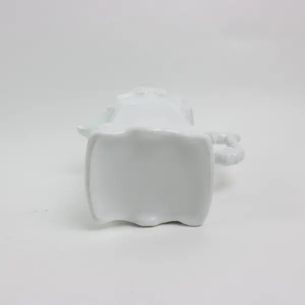 Tirschenreuth Baronesse White 24 Oz Embossed Porcelain Pitcher