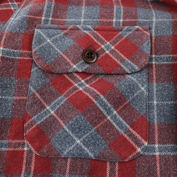 Rails Men's XL Red Gray Plaid Flannel Button Down Shirt