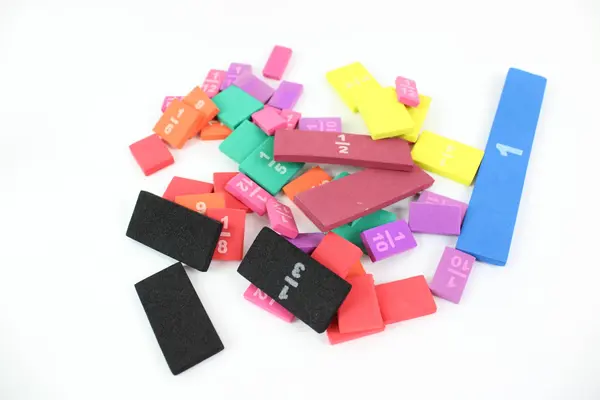 Lot of 10 Foam Fraction Tile Kits Homeschool Math Classroom Learning