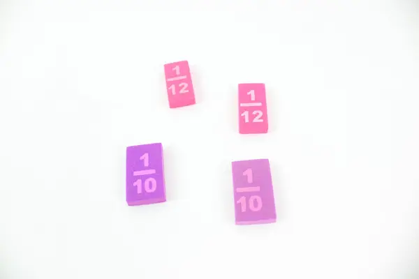 Lot of 10 Foam Fraction Tile Kits Homeschool Math Classroom Learning