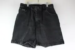 Wrangler Women's Black Charcoal Wash Denim Jean Shorts Size 10