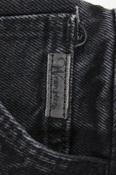 Wrangler Women's Black Charcoal Wash Denim Jean Shorts Size 10
