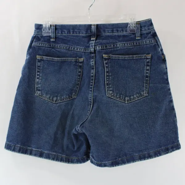 Wrangler Women's High Waisted Dark Wash Denim Jean Shorts Size 10