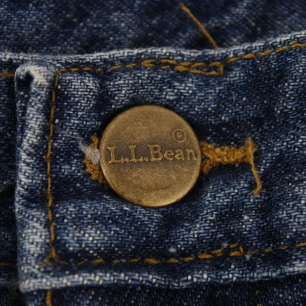 L.L.Bean Women's Fleece-Lined Mom Jeans Dark Wash Petite 10P