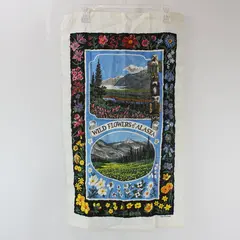 Kay Dee Wild Flowers of Alaska Souvenir Kitchen Towel Linen 17x29