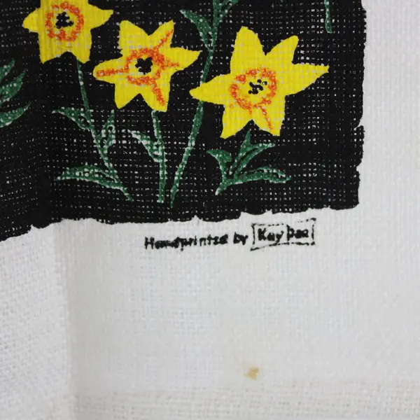 Kay Dee Wild Flowers of Alaska Souvenir Kitchen Towel Linen 17x29