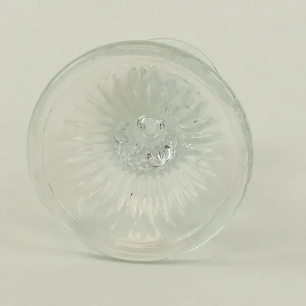 Waterford Glass Candlestick 4 in Faceted Flared Base