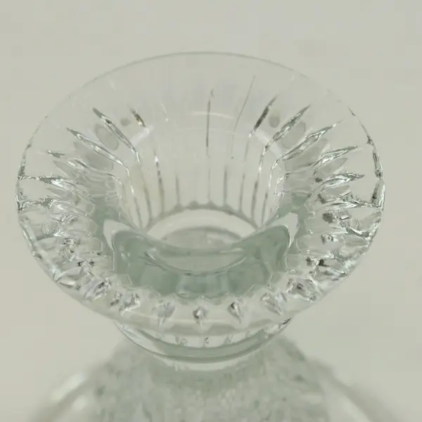 Waterford Glass Candlestick 4 in Faceted Flared Base