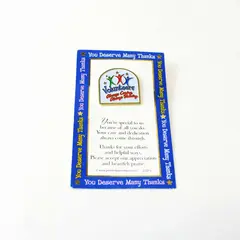 Positive Promotions Volunteer Appreciation Brooch Pin You Deserve Many Thanks