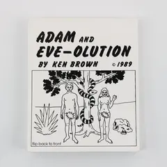 Adam and Eve-Olution by Ken Brown 1989 Illustrated Pamphlet Real Comet Press