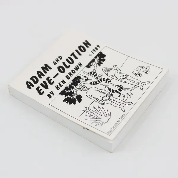 Adam and Eve-Olution by Ken Brown 1989 Illustrated Pamphlet Real Comet Press