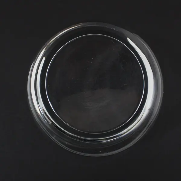 Clear Glass Hurricane Vase 6" Tall Flared Rim Candle Holder