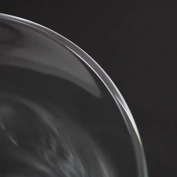 Clear Glass Hurricane Vase 6" Tall Flared Rim Candle Holder