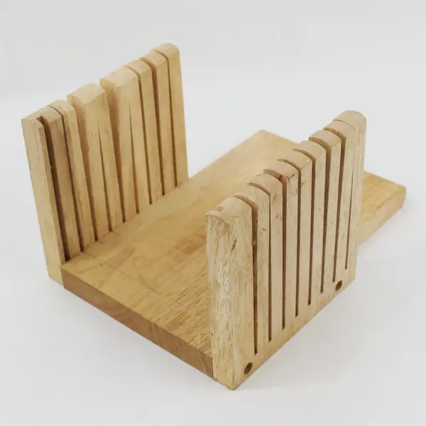 Wooden Bread Slicing Guide Even Slice Kitchen Tool