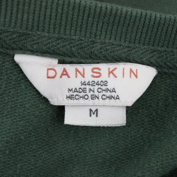 Danskin Women's Green Short Sleeve Shirt Top MPN 1442402 Size Medium
