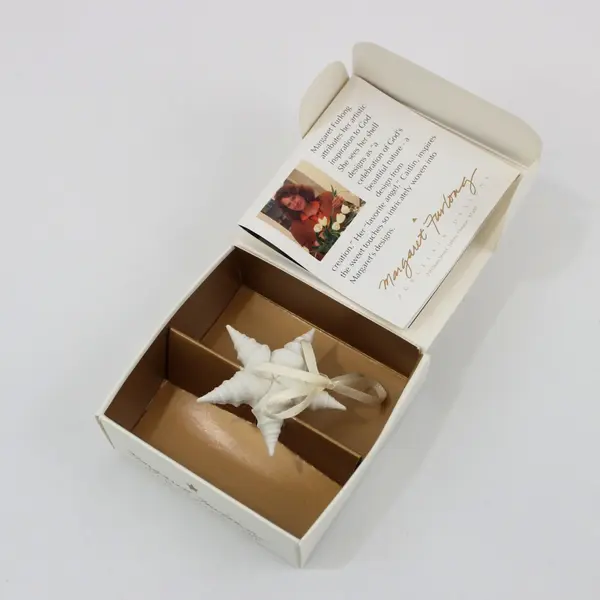 1987 Margaret Furlong Catch a Falling Star Bisque Porcelain Ornament