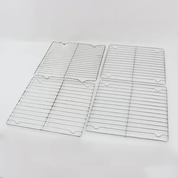 Lot of 5 Small Square Grill Baking & Cooling Racks 8.5 and 10 Inch FLAWED
