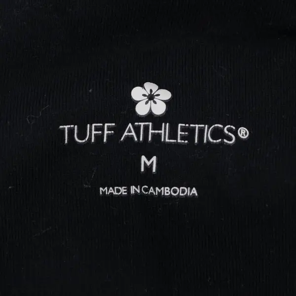 Tuff Athletics Women's Gray Camo High Rise Performance Leggings M