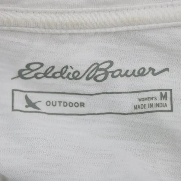 Eddie Bauer Outdoor Women's Cardigan Sweater Medium White Long Sleeve