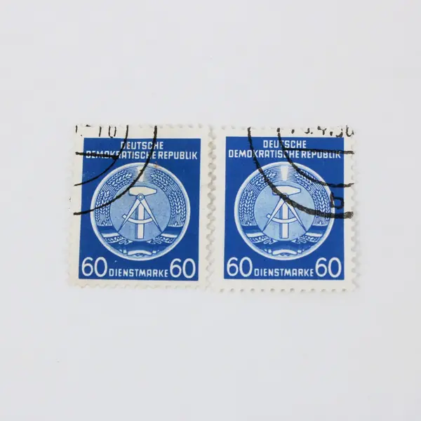 Lot of 6 1954 East Germany DDR CTO Dienstmarke Service Stamps