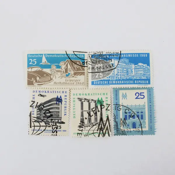 Lot of 10 Germany DDR Stamps 1959-1961 Used Jamestown Stamp Co. Packet