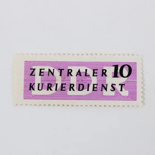Germany DDR 1956 Zentraler Kurierdienst Official Stamps 10pf 40pf Pair, MH
