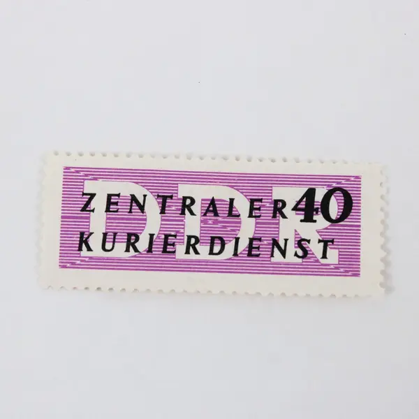 Germany DDR 1956 Zentraler Kurierdienst Official Stamps 10pf 40pf Pair, MH
