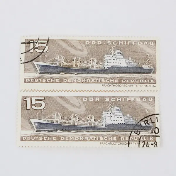 Lot of 4 DDR East Germany 1971 Shipbuilding Stamps 10 15 20 Used