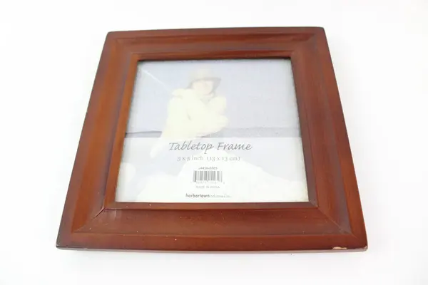 Harbor Town Industries Lot of 2 Square Picture Frames 7x7 Brown Purple