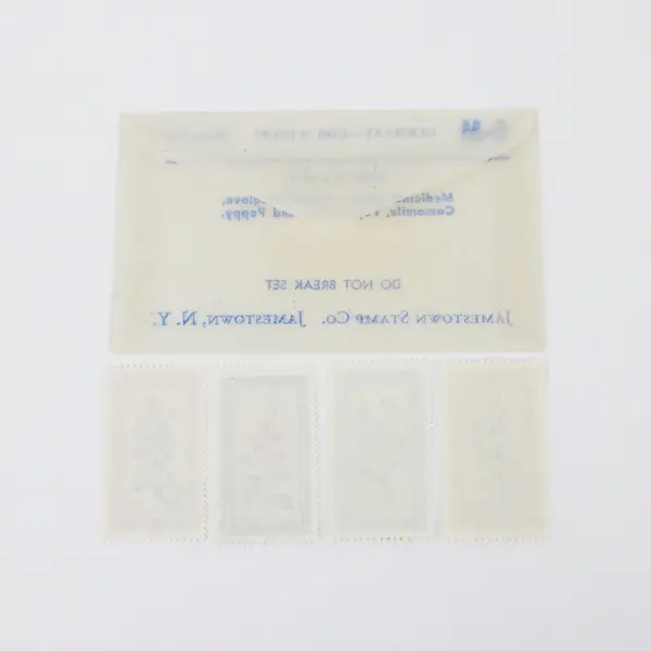 Set Of 4 East Germany DDR 1960 Medicinal Plants Used Stamps Scott #494-497