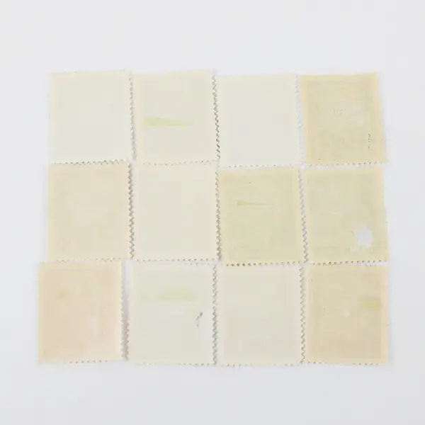 Germany DDR 1961 Walter Ulbricht 12-Stamp Canceled Set 5-80 Pfennig