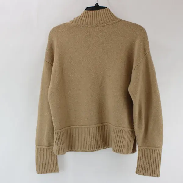 Nine West Women's Tan Beige Mock Neck Sweater Size Small