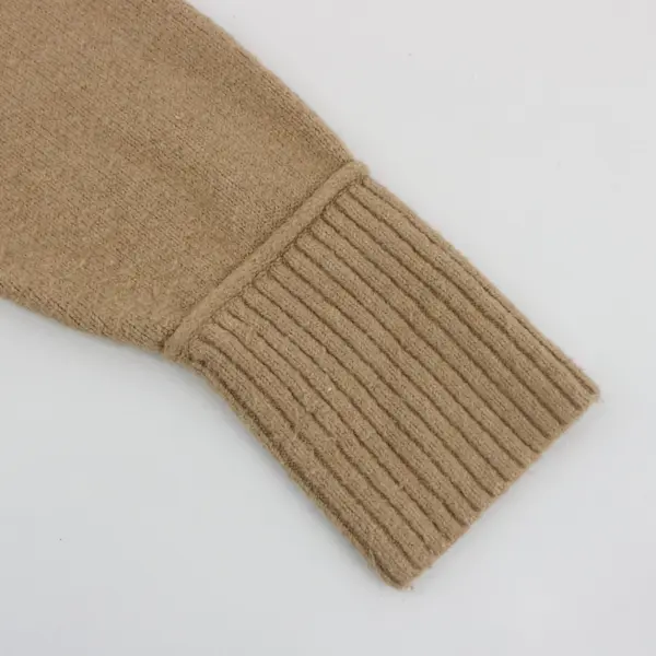 Nine West Women's Tan Beige Mock Neck Sweater Size Small