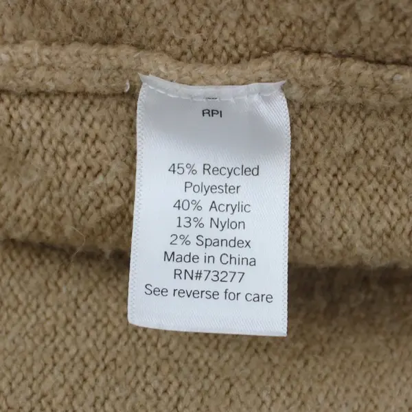 Nine West Women's Tan Beige Mock Neck Sweater Size Small