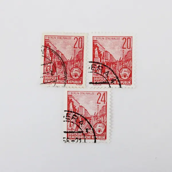 Lot of 9 DDR East Germany Architecture Postage Stamps Used
