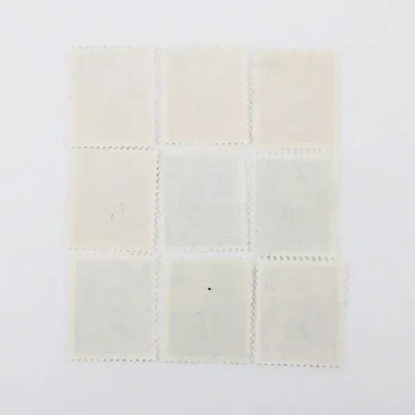 Lot Of 9 East Germany DDR 1954 5-Year Plan Industrial Overprint CTO Stamps