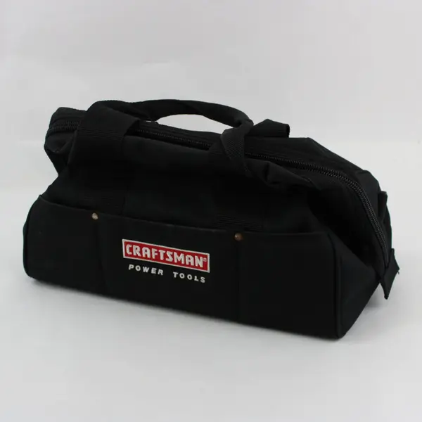 CRAFTSMAN Heavy Duty Tool Bag Tote Black 14in