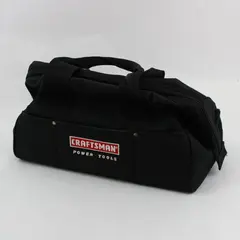 CRAFTSMAN Heavy Duty Tool Bag Tote Black 14in