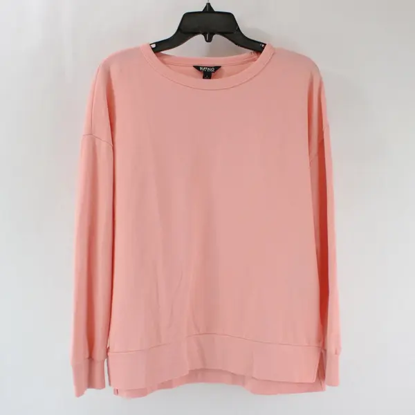 Buffalo David Bitton Women's Coral Pink Crew Neck Sweater Small