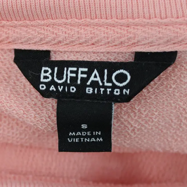 Buffalo David Bitton Women's Coral Pink Crew Neck Sweater Small