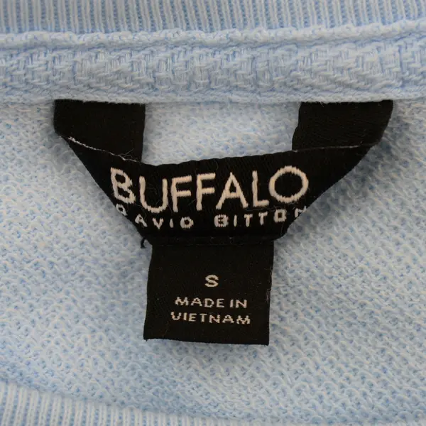 Buffalo David Bitton Women's Light Blue Crew Neck Sweater Small
