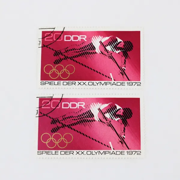 Lot Of 6 Germany DDR 1972 Summer Olympics Stamps Used Cancelled Munich Sports